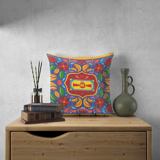truck art cushion covers