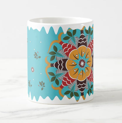 Madhubani Folk Art Coffee Mug