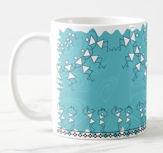 Warli Folk Art Coffee Mug