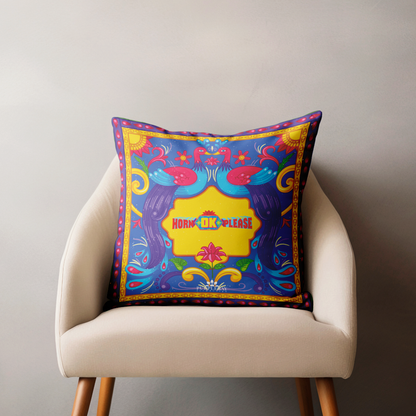 Indian Truck Art Cushion Cover