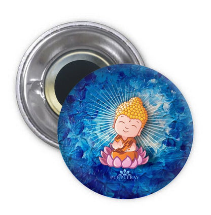 Fridge Magnets - The Buddha - Purple Ray Art & Design